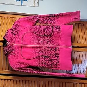 lululemon athletica Pink and Black Hoodie